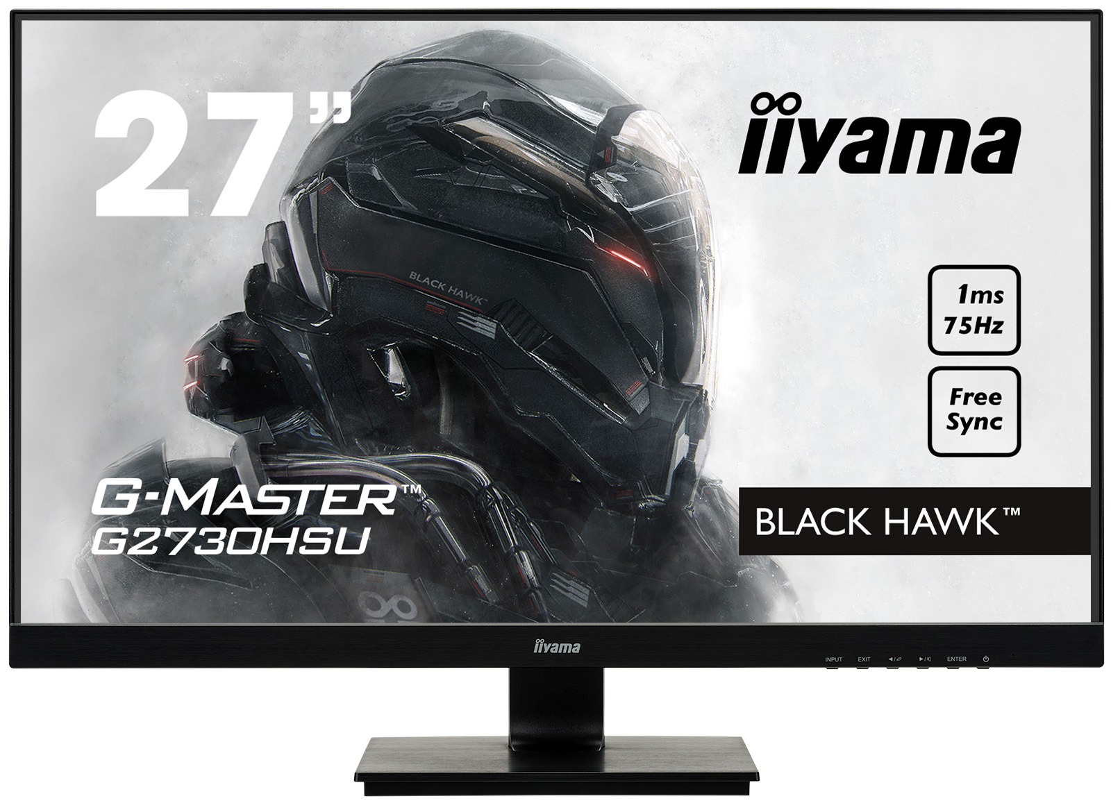 Монитор iiYama G-Master G2730HSU-B1 купить в Иркутске. Цена на Монитор  iiYama G-Master G2730HSU-B1: отзывы, описания, характеристики