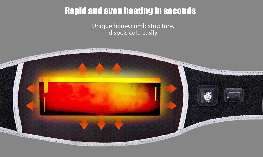 Разогревающий пояс для поясницы Xiaomi PMA Graphene Heating Belt (без батареи, 40-58С°, питание 5В)