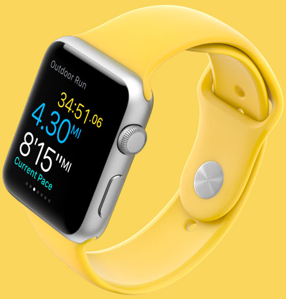 Apple Ultra Ocean Band Yellow.