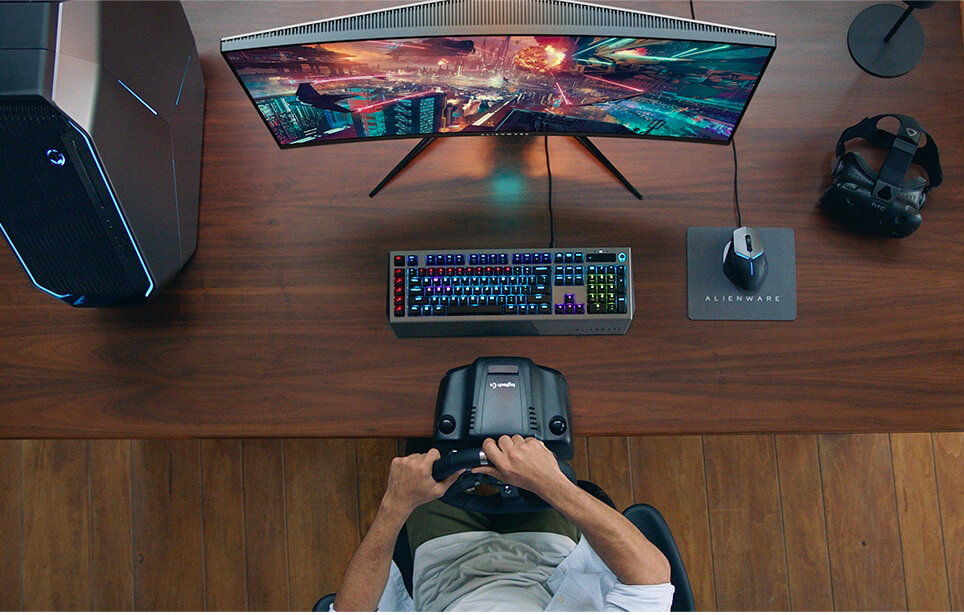 Большой игровой экран. Dell Alienware aw3418dw. Монитор Alienware aw3418hw. Alienware aw3418dw 34'. Alienware 34 Curved Gaming Monitor aw3418dw.