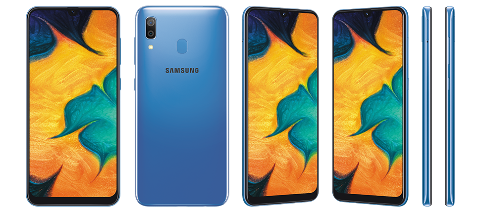 Samsung a20 купить. Samsung Galaxy a30. Samsung Galaxy a30 Blue. Samsung Galaxy a30 2019. Самсунг галакси а 30.