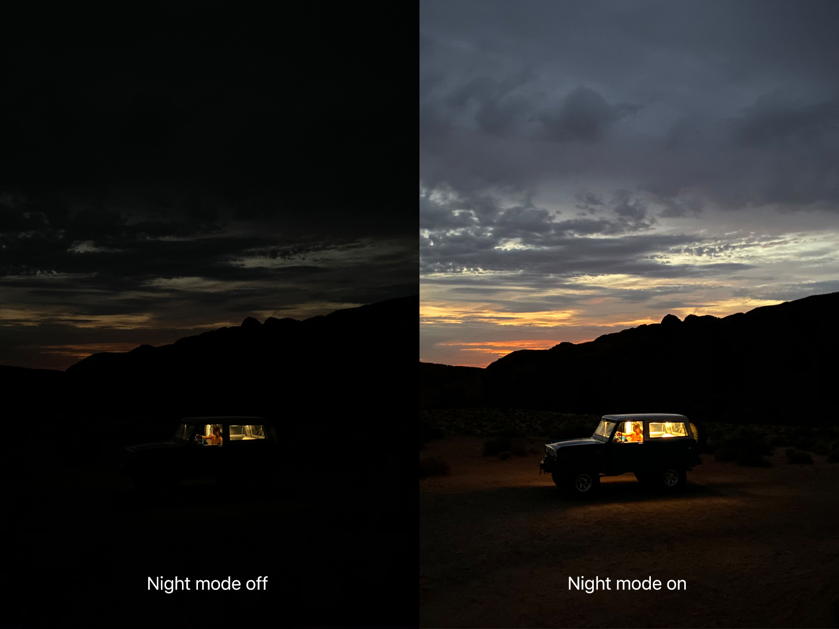 Как обработать ночные фото с телефона