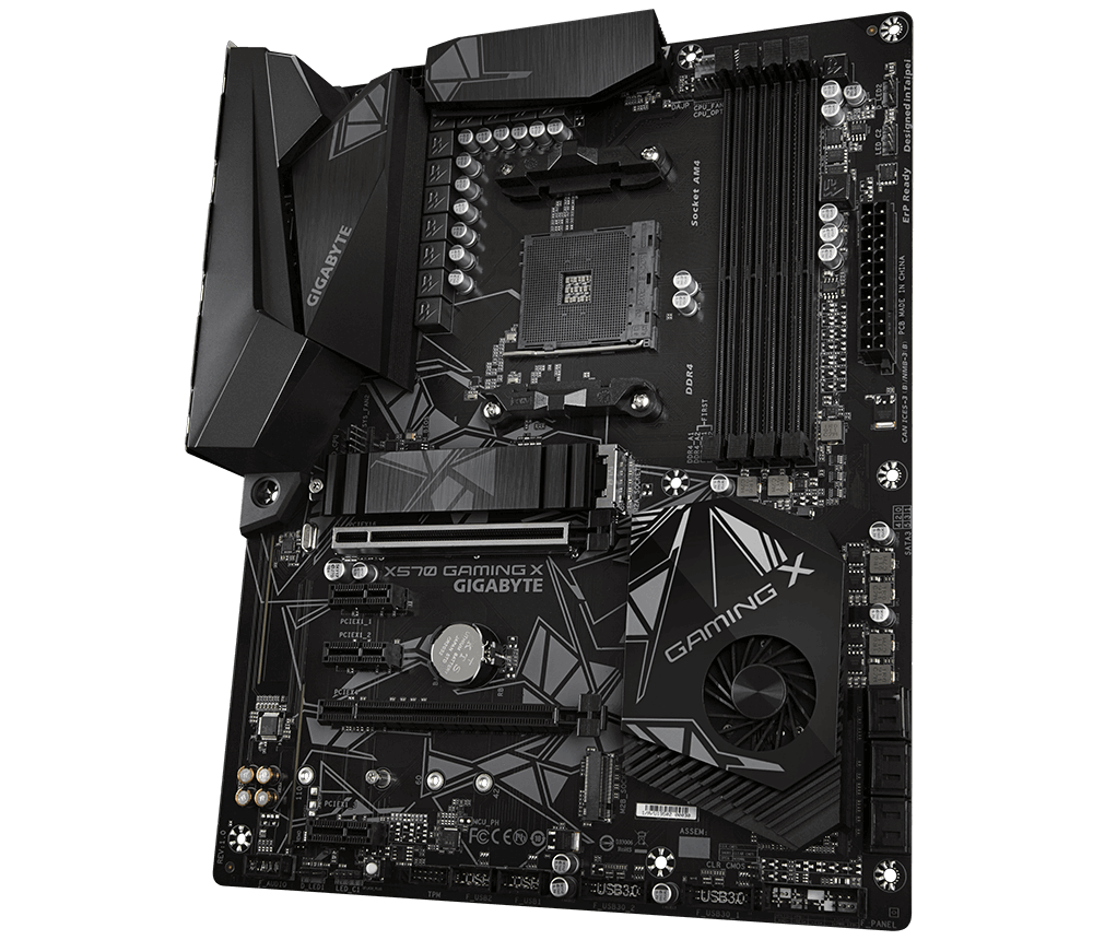 Материнская плата Gigabyte X570 GAMING X Soc-AM4 AMD X570 4xDDR4 ATX AC ...