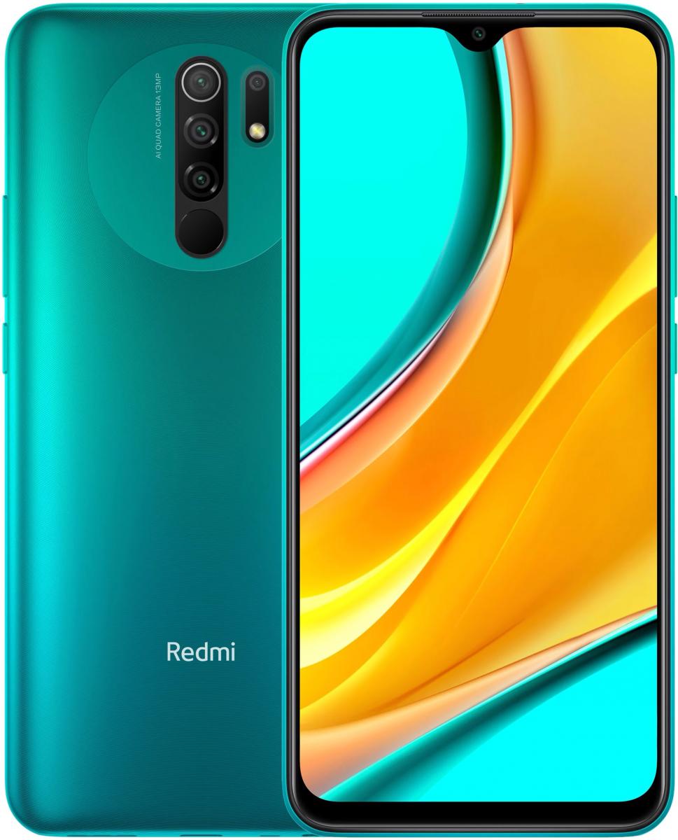 Смартфон Xiaomi Redmi 9 NFC 4/64Gb Ocean Green купить в Новокузнецке. Цена на Смартфон Xiaomi Redmi 9 NFC 4/64Gb Ocean Green: отзывы, описания, характеристики