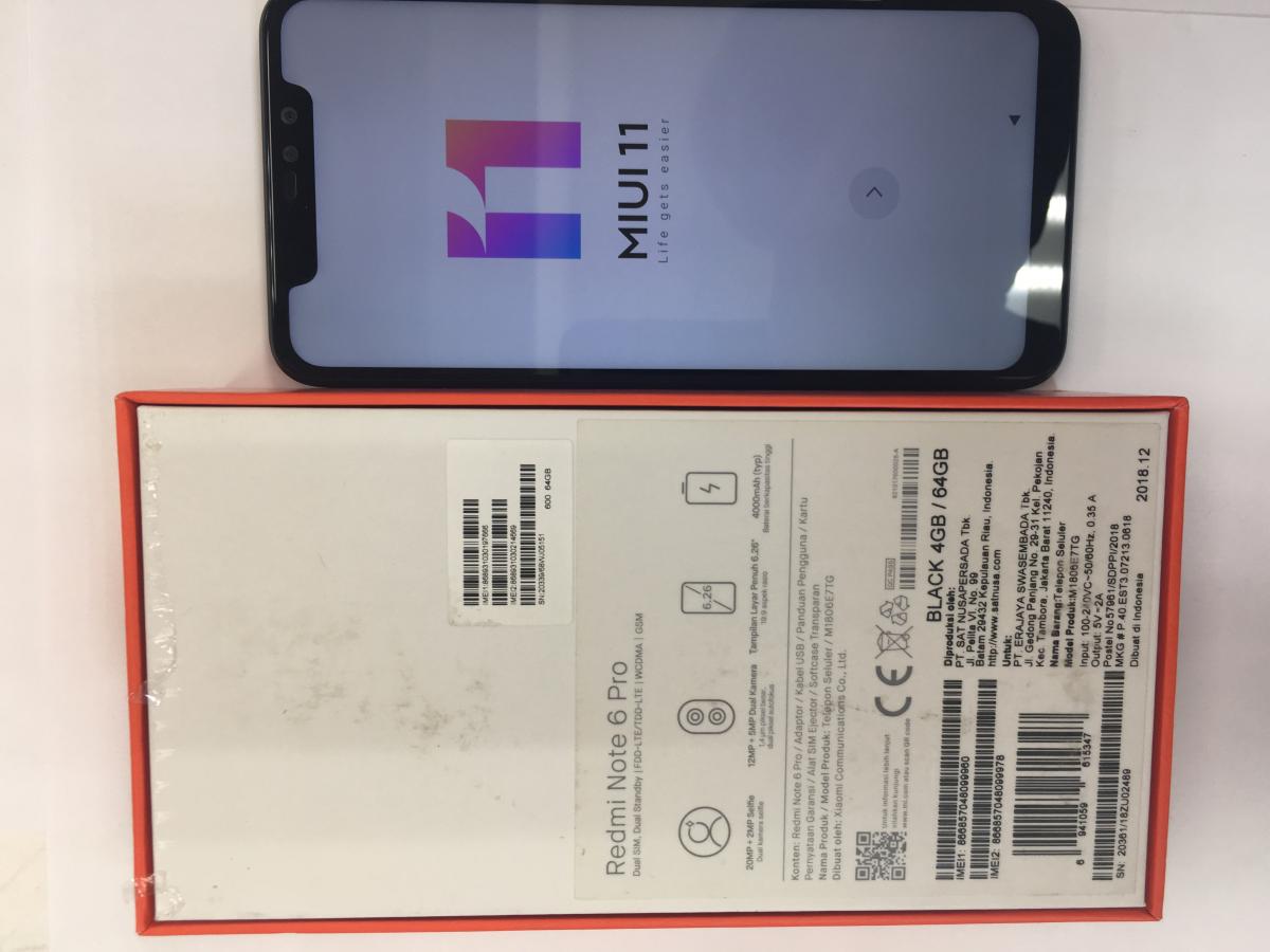 Xiaomi Redmi Note 6 Pro 64Gb Black <Б/У, хорошее состояние> купить в  Иркутске. Цена на Xiaomi Redmi Note 6 Pro 64Gb Black <Б/У, хорошее  состояние>: отзывы, описания, характеристики