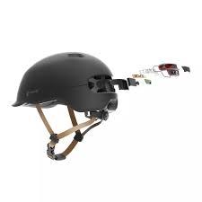 Smart4U City Light Ride Flash Helmet White (защитный шлем с подсветкой, белый, пластик + EPS, размер