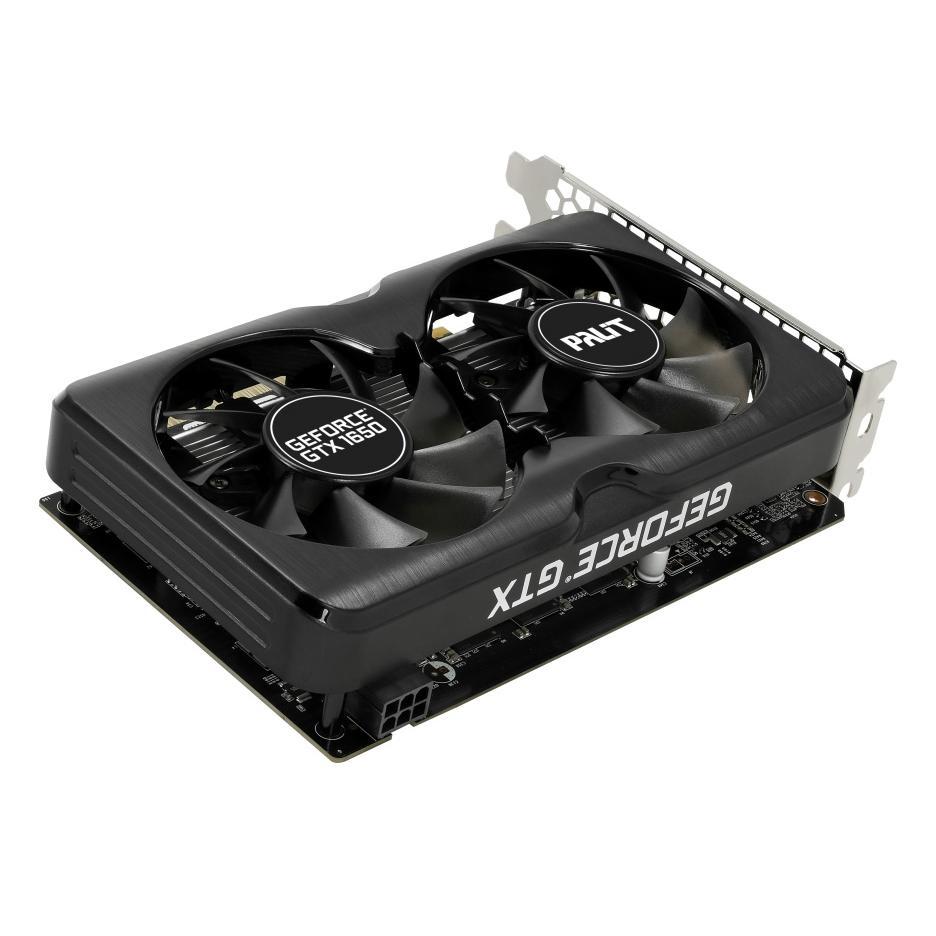 Видеокарта Palit PCI-E PA-GTX1650 GP OC 4G D6 NVIDIA GeForce GTX 1650 ...