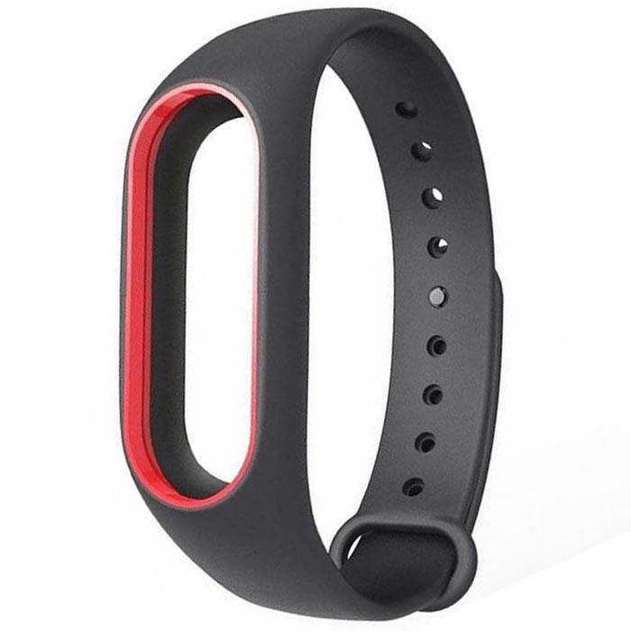 Mi Band 5/6 Wrist Silicon Strap 2-color Black Red