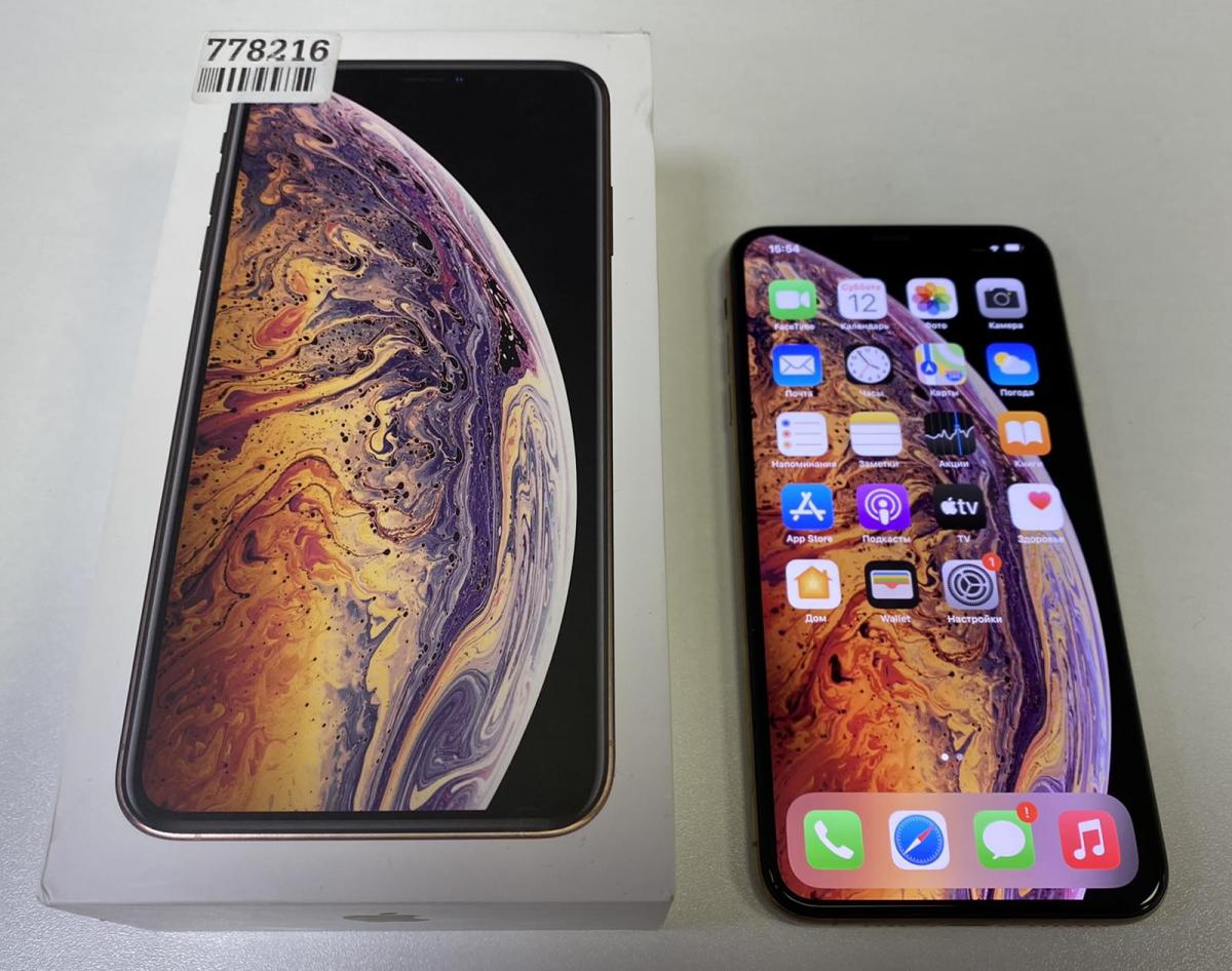 Apple iPhone XS Max 64Gb Gold <Б/У, отличное состояние> купить в Иркутске.  Цена на Apple iPhone XS Max 64Gb Gold <Б/У, отличное состояние>: отзывы,  описания, характеристики