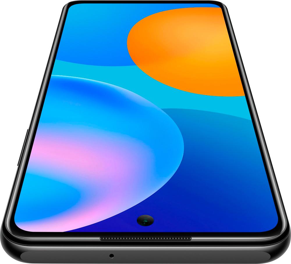 Смартфон Смартфон Huawei P Smart 2021 128Gb 4Gb Полночный Черный Моноблок 3G 4G 2Sim 6.67 1080X2400 Android