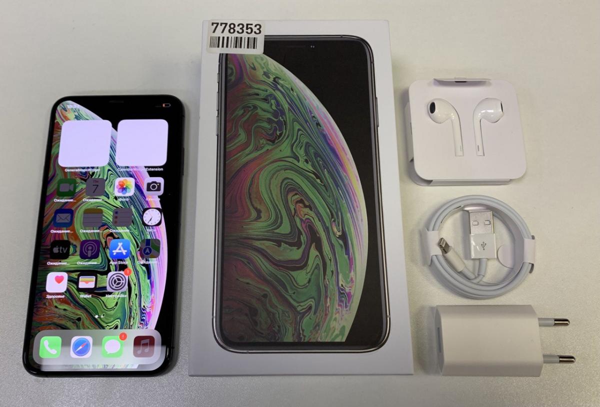 Apple iPhone XS Max 64Gb Space Gray <Б/У, отличное состояние> купить в  Иркутске. Цена на Apple iPhone XS Max 64Gb Space Gray <Б/У, отличное  состояние>: отзывы, описания, характеристики