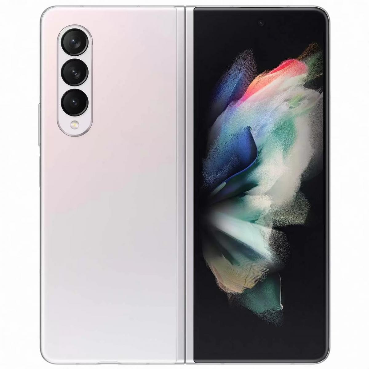 Galaxy Z Fold 3 12/256Gb Silver 5G [ПИ, требуется 50% предоплата] купить в  Москве. Цена на Galaxy Z Fold 3 12/256Gb Silver 5G [ПИ, требуется 50%  предоплата]: отзывы, описания, характеристики