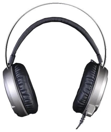 Наушники с микрофоном A4 Bloody G520S серый 2м мониторные USB оголовье ...