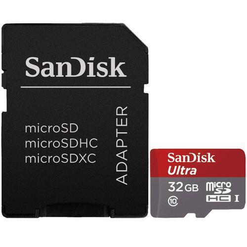 Карта памяти microsdhc uhs i sandisk ultra 32 гб