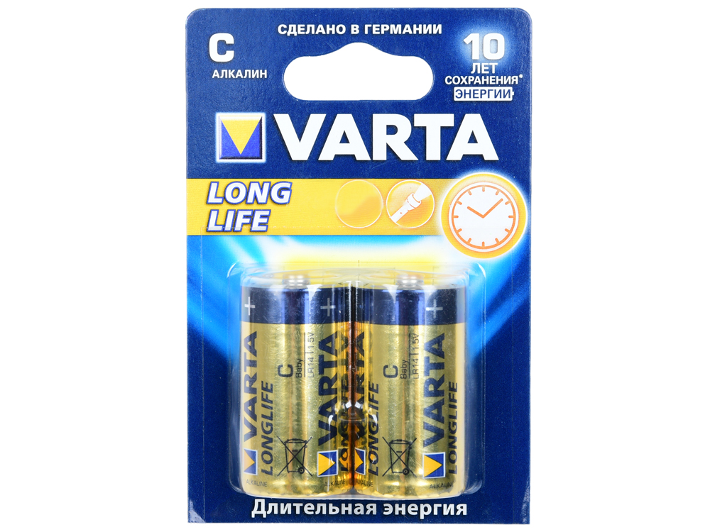 Батарейки varta longlife