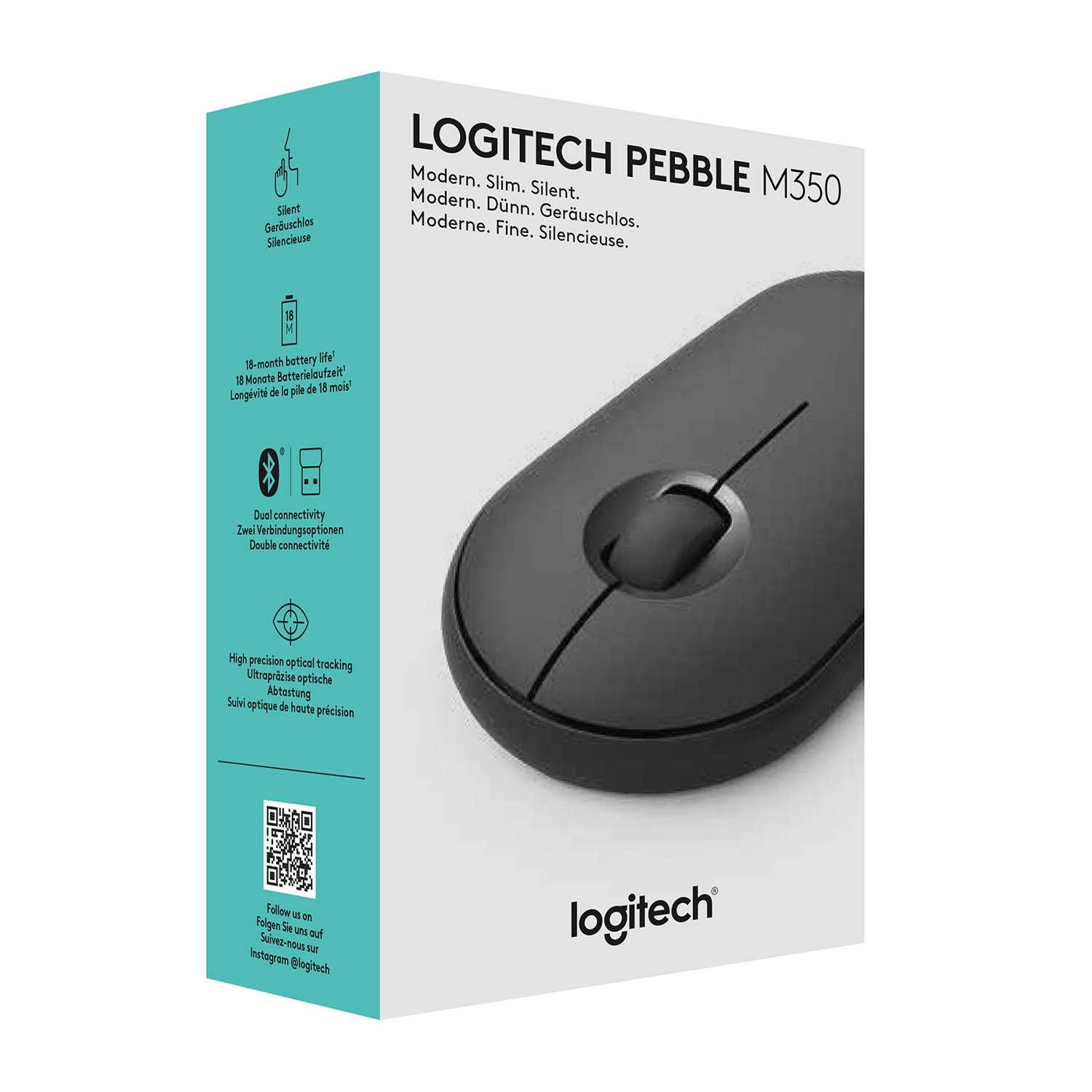 Мышь Беспроводная Logitech Pebble M350 Купить