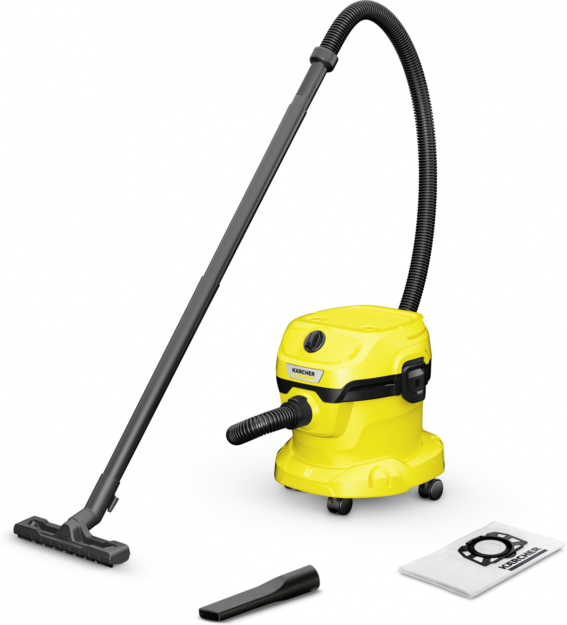 Karcher WD 2 Plus V-12/4/18 Профессиональный пылесос [1.628-000.0] купить в  Иркутске. Цена на Karcher WD 2 Plus V-12/4/18 Профессиональный пылесос  [1.628-000.0]: отзывы, описания, характеристики