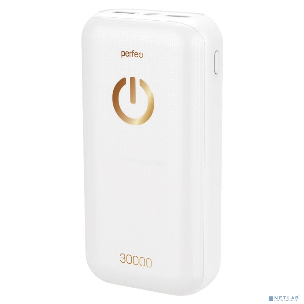 Perfeo Powerbank 30000 mah+Micro usb/In Micro usb, Type-C/Out Type-C 2.1A,  USB 1 А, 2.1A/White купить в Москве. Цена на Perfeo Powerbank 30000  mah+Micro usb/In Micro usb, Type-C/Out Type-C 2.1A, USB 1 А,