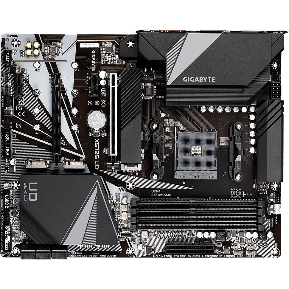 Материнская плата Gigabyte X570S UD Soc-AM4 AMD X570 4xDDR4 ATX AC`97 ...