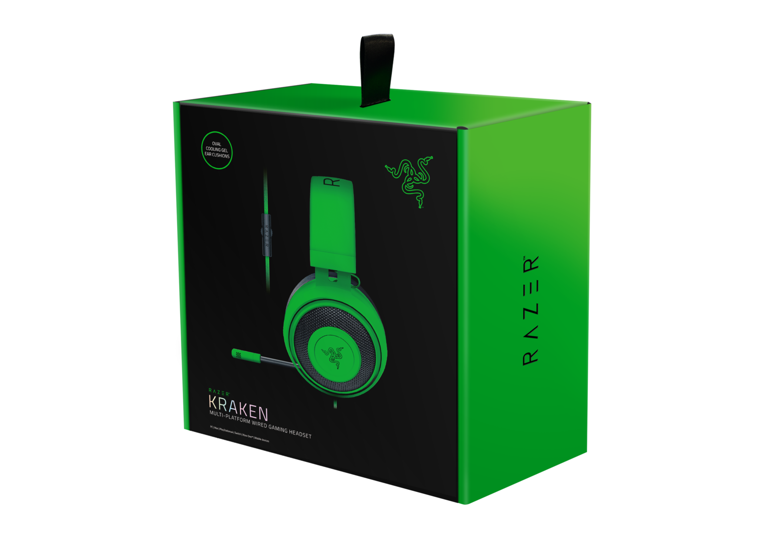 Razer Kraken Razer Kraken Razer Kraken Multi Platform Wired Gaming Headset Green FRML Packaging Razer Kraken Razer Kraken