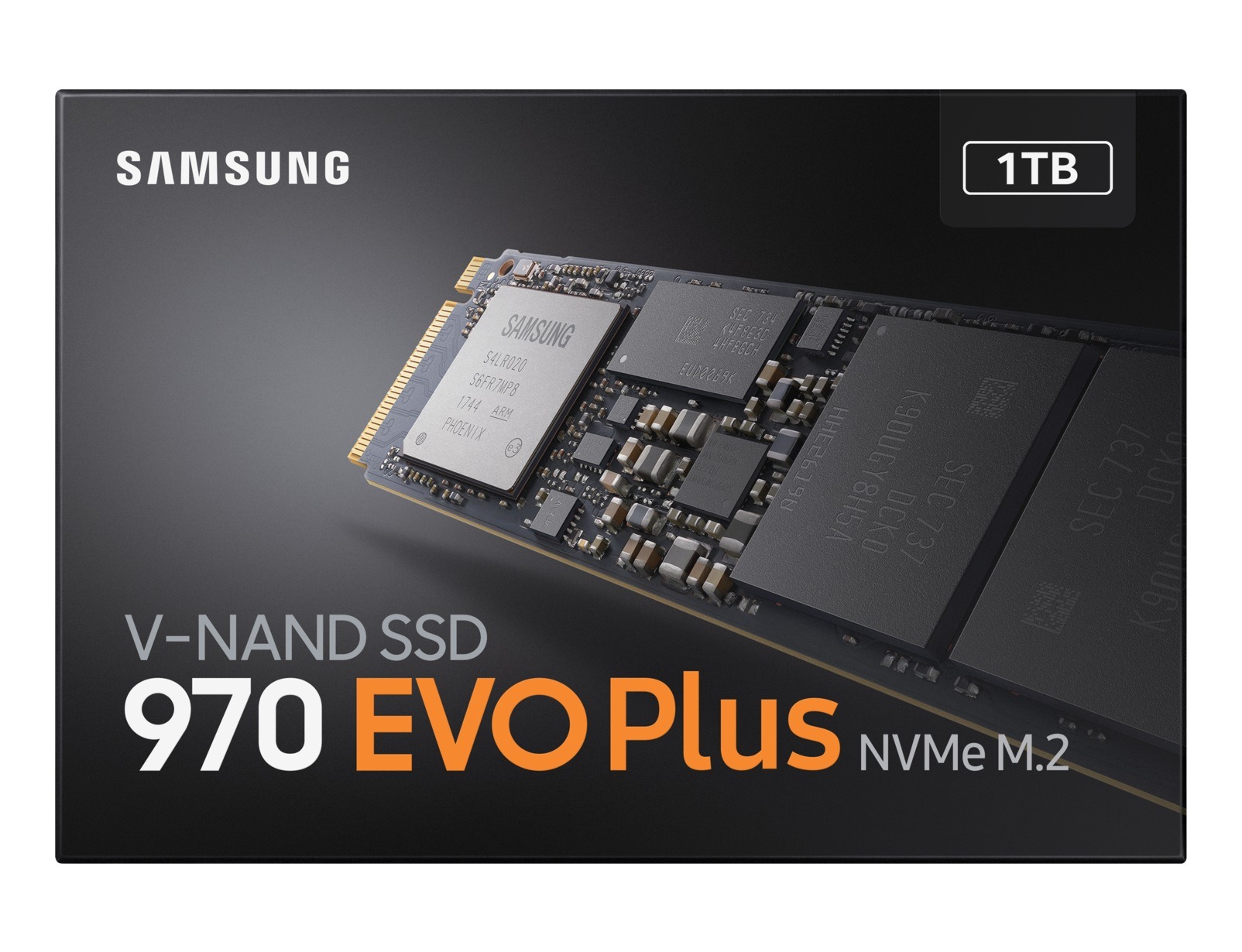 Твердотельный диск SSD M.2 NVMe 1Tb Samsung 970 EVO Plus купить в Иркутске.  Цена на Твердотельный диск SSD M.2 NVMe 1Tb Samsung 970 EVO Plus: отзывы,  описания, характеристики