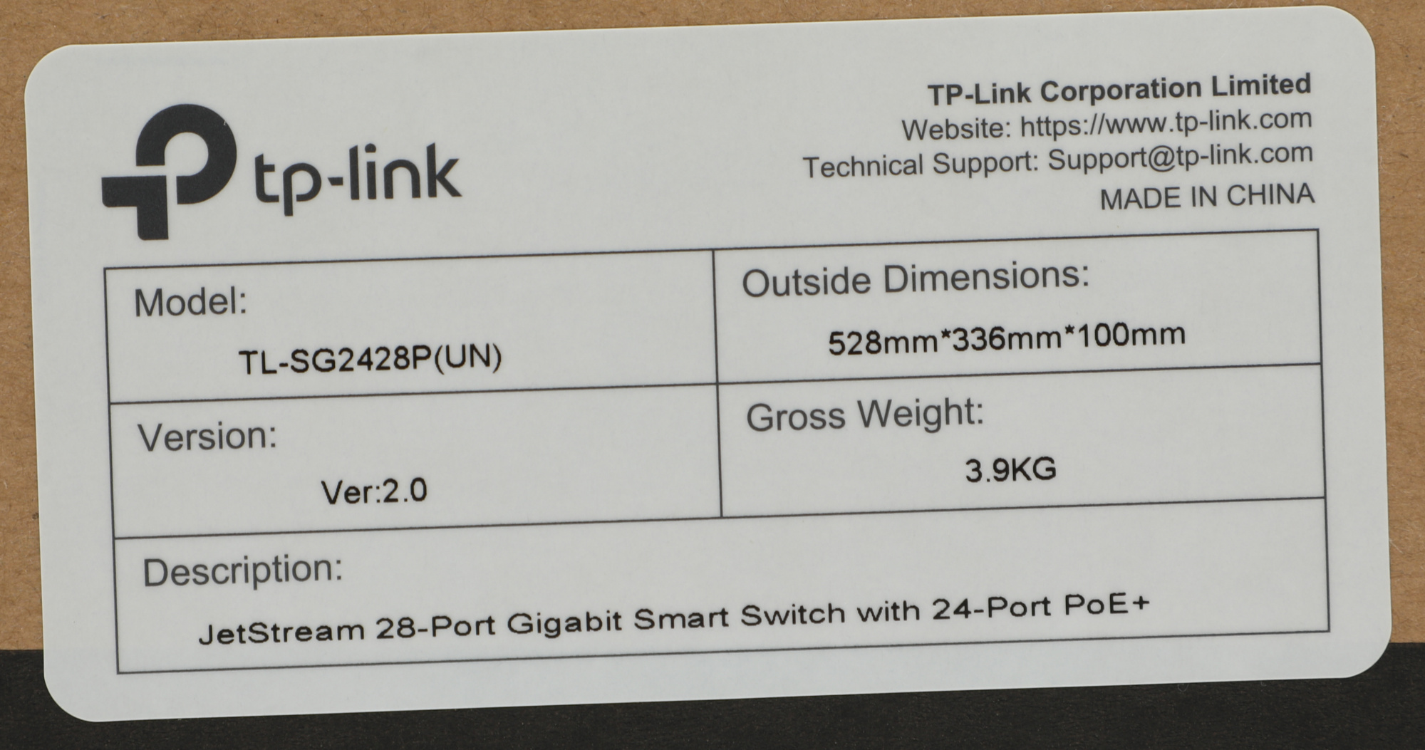 TP-Link SG2428P Коммутатор