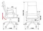 Кресло руководителя CH-993/grey