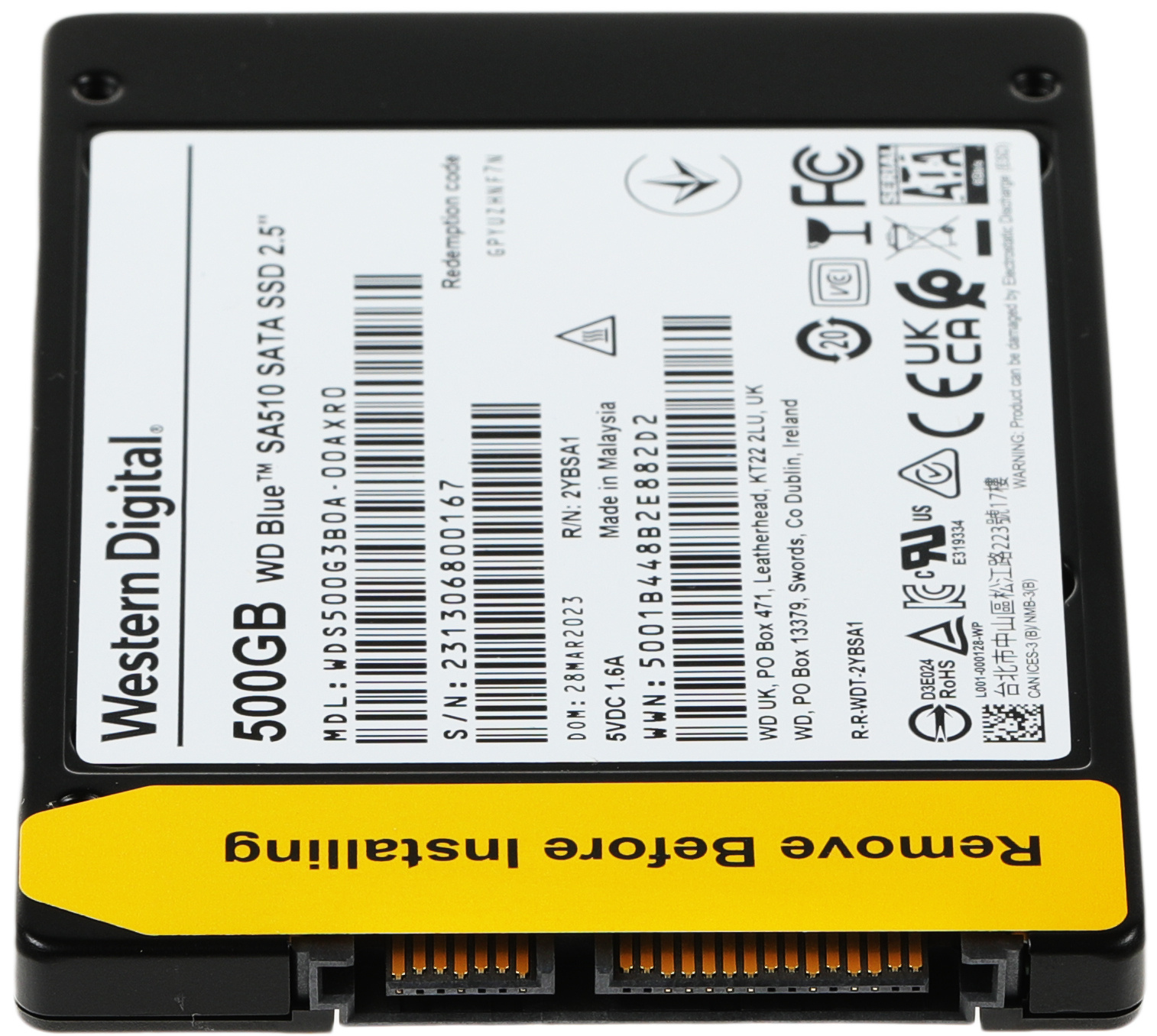 SSD SATA 500Gb