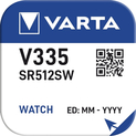 Батарейка Varta 335