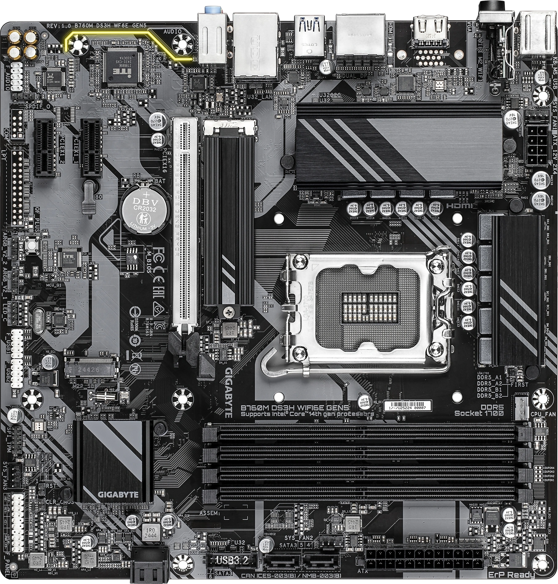 GIGABYTE B760M DS3H