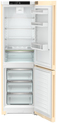 Холодильники LIEBHERR Холодильники LIEBHERR/ Pure, EasyFresh, МК NoFrost, 3 контейнера МК, в. 185,5 см, ш. 60 см, класс ЭЭ A, внутренние ручки, бежевый цвет