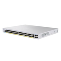 Коммутатор CISCO CBS350 48x10/100/1000 PoE+ ports 370W power budget, 4x 1Gb SFP uplink, 1xFan, Mounting Kit, CBS350-48P-4G