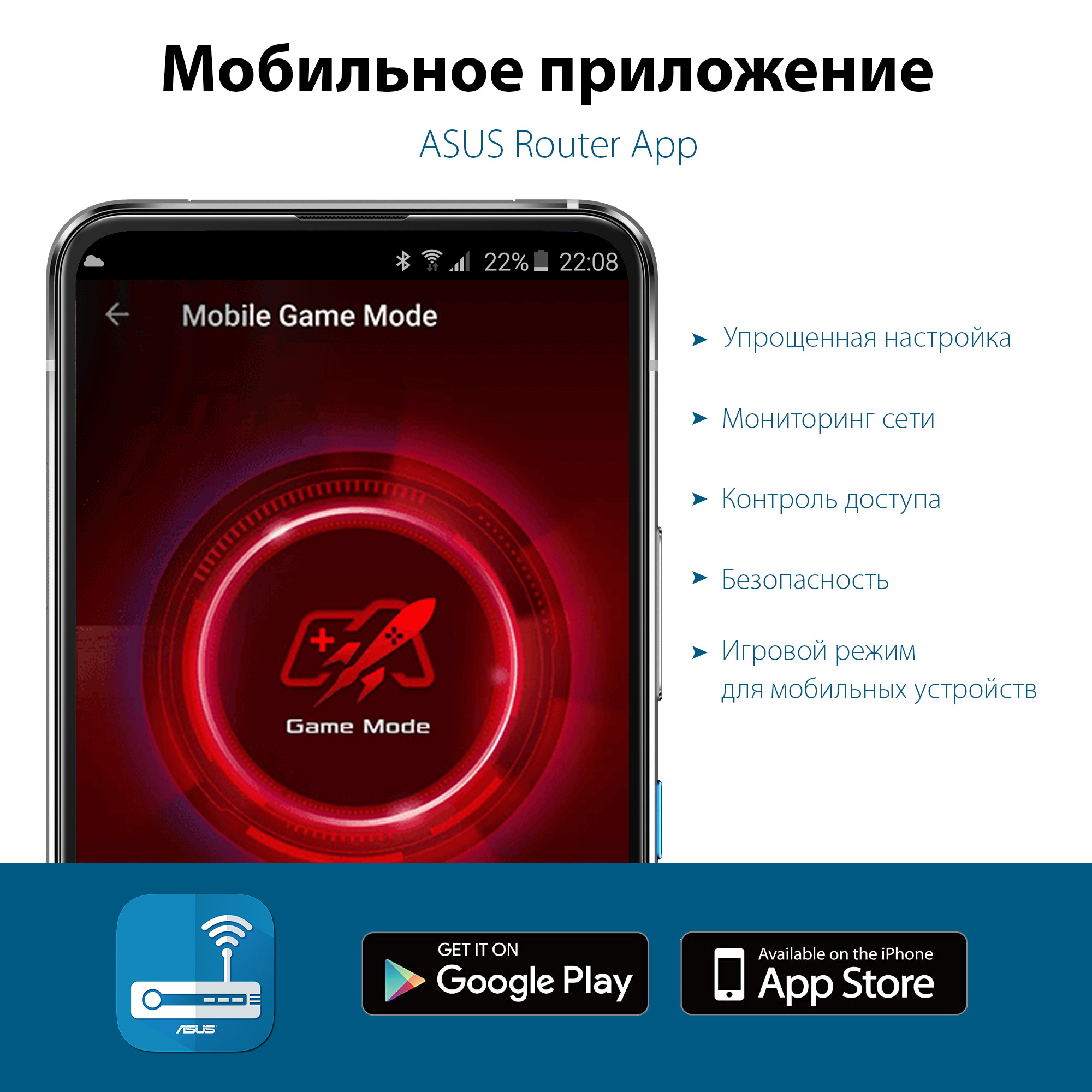 Роутер беспроводной Asus