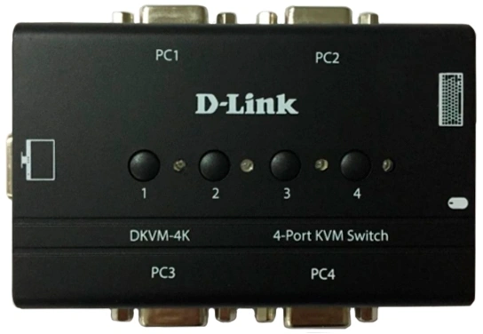 D-Link 4-портовый KVM-переключатель