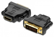 Адаптер-переходник Vention DVI 24+1 M/ HDMI 19F Двунаправленный