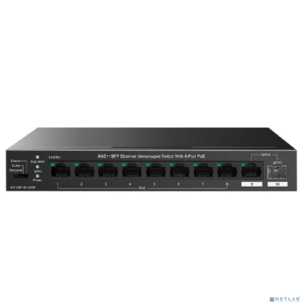 IP-COM G1110PF-8-120W Коммутатор