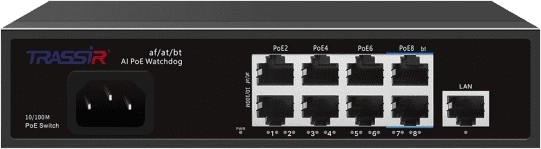 Коммутатор Trassir TR-NS1109-120-8PoE