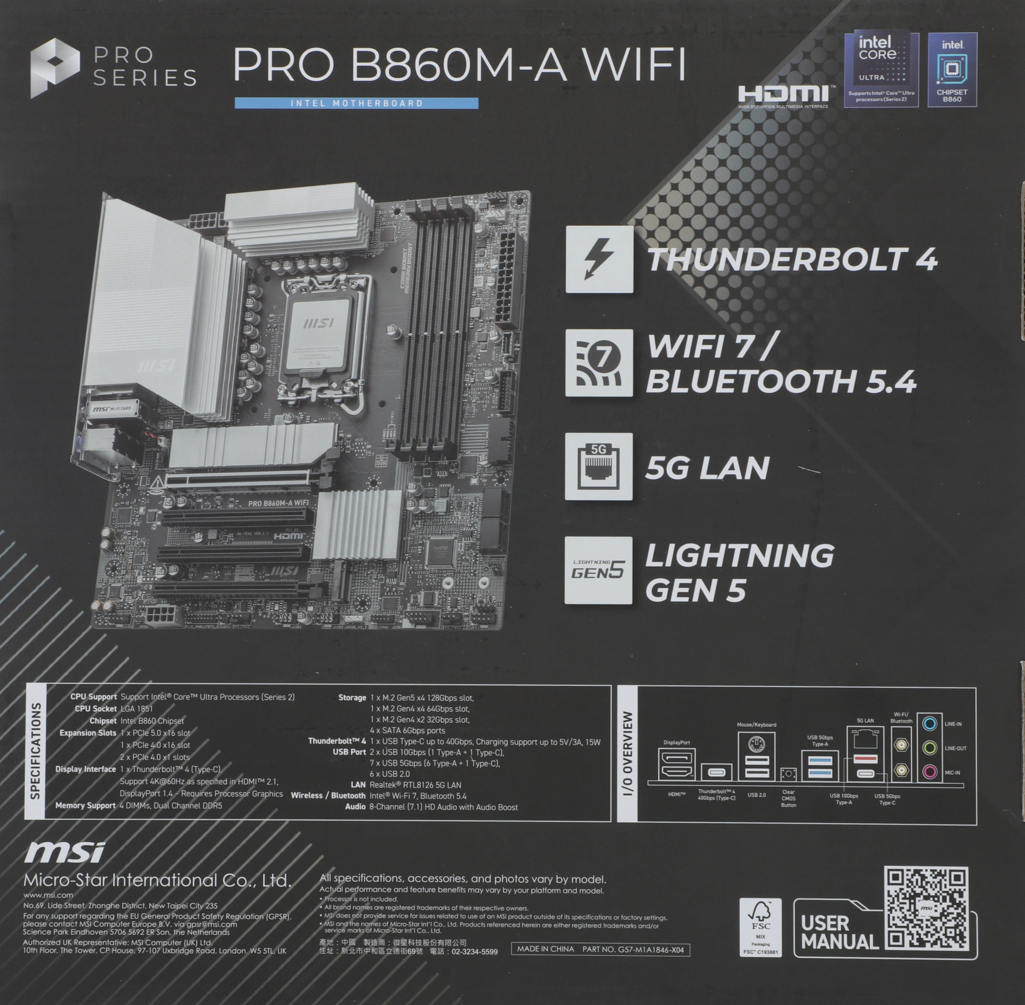 MSI PRO B860M-A