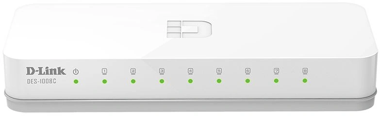 D-Link Коммутатор, 8x100Base-TX,