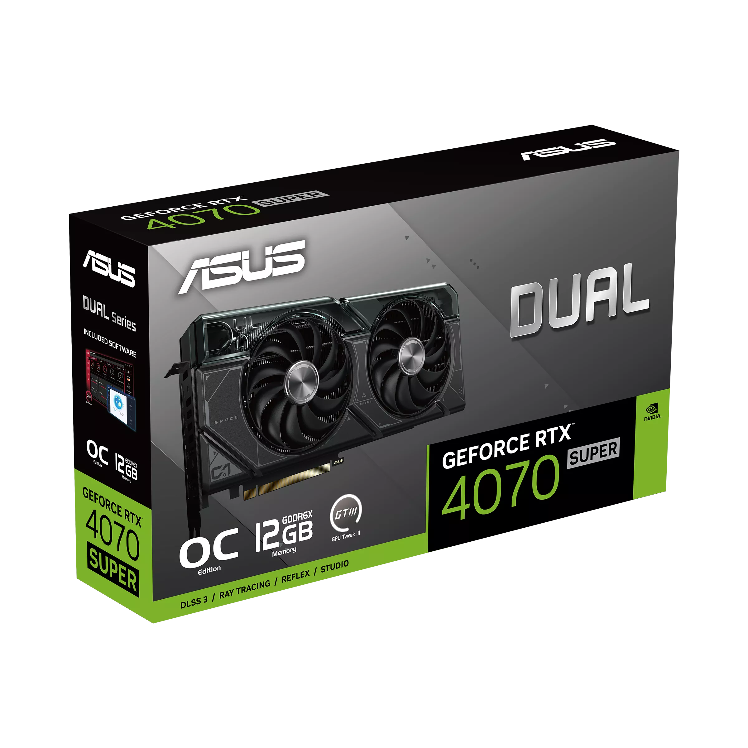 Видеокарта Видеокарта/ DUAL-RTX4070S-O12G