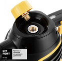 Пароочиститель ручной Kitfort КТ-930 900Вт черный/фиолетовый
