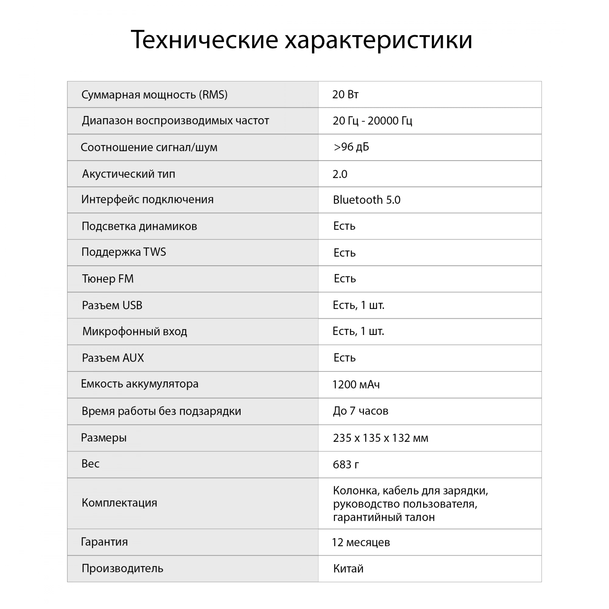 Колонка порт. Digma