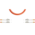 Шнур оптический ШОС-2x3,0-2LC/U-2LC/U-MM50-3м-LSZH-OR