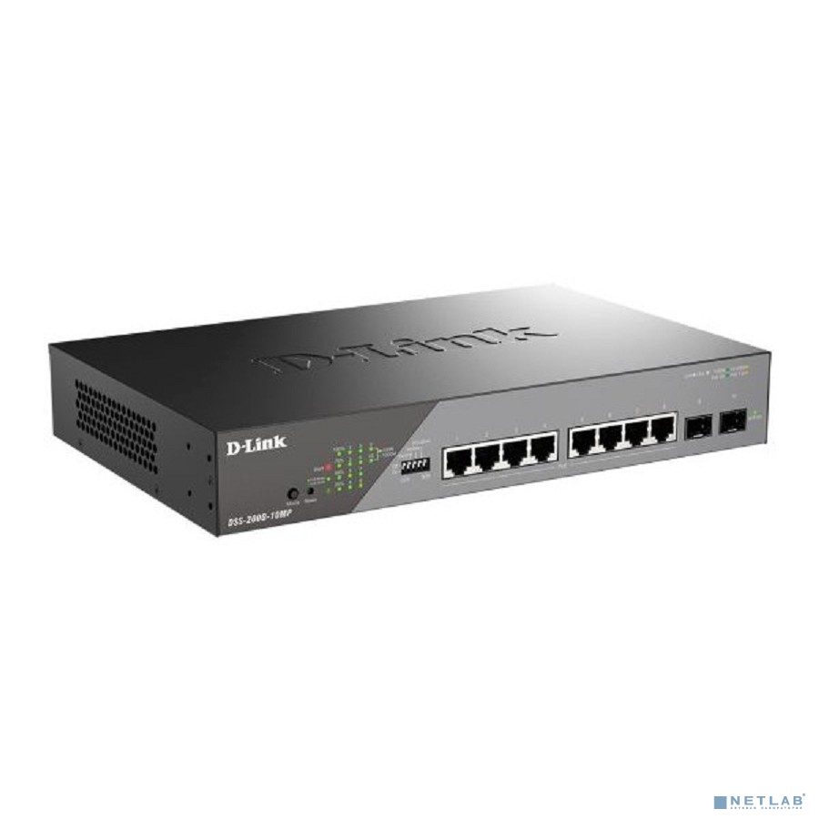 Коммутатор D-Link DSS-200G-10MP/A1A