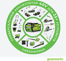 Greenworks Триммер аккумуляторный