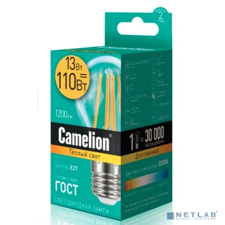 Camelion LED13-A60-FL/830/E27 