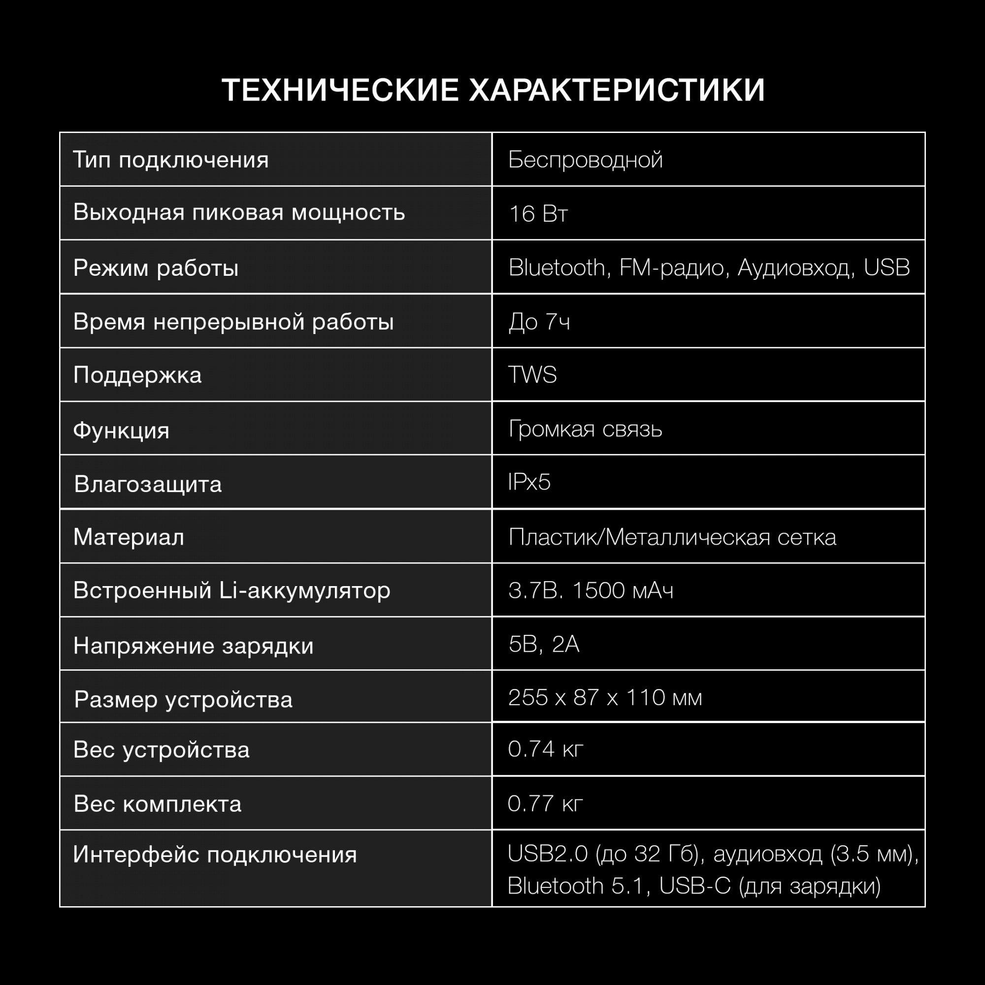 Колонка порт. Hyundai