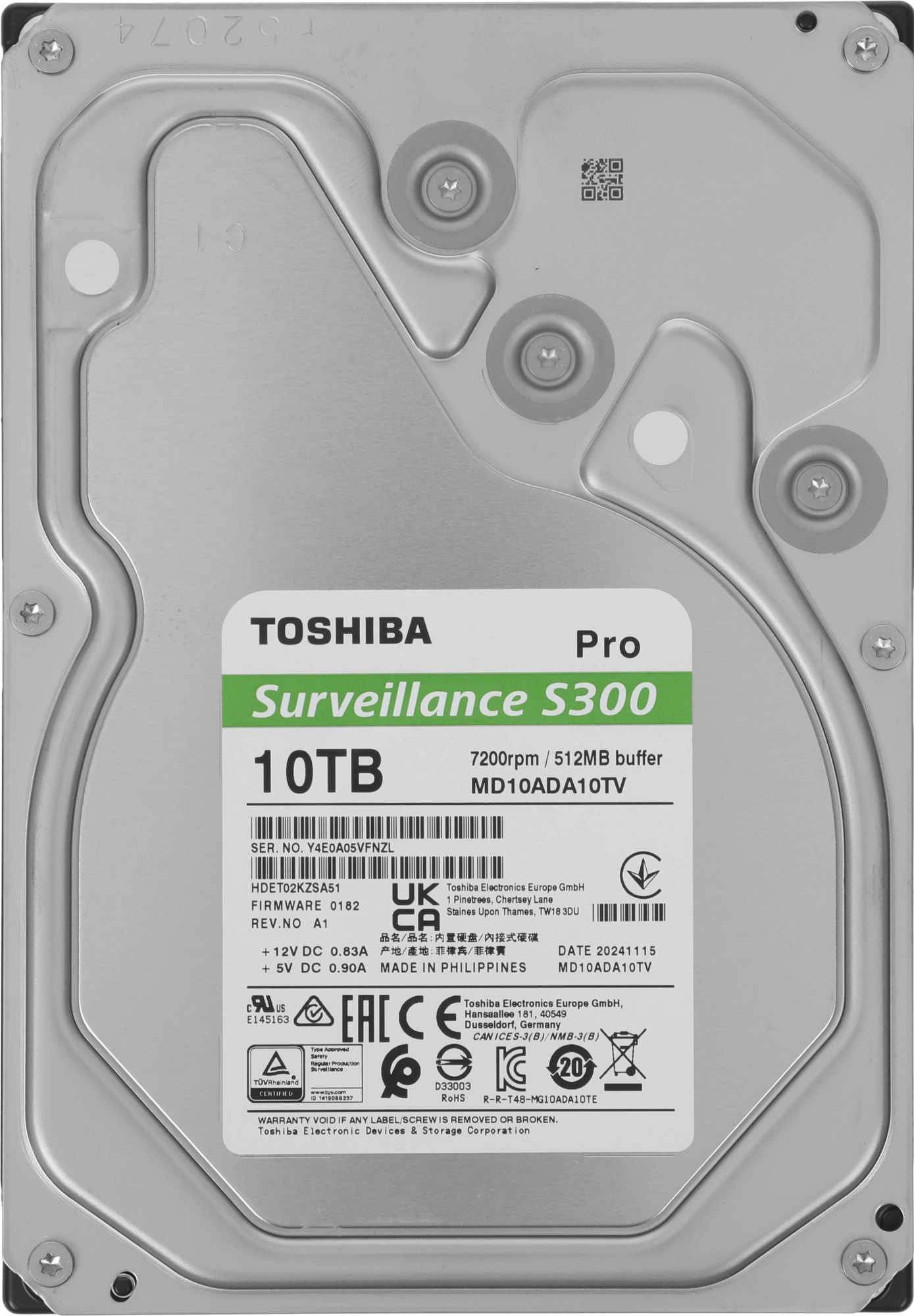 10TB Toshiba Surveillance