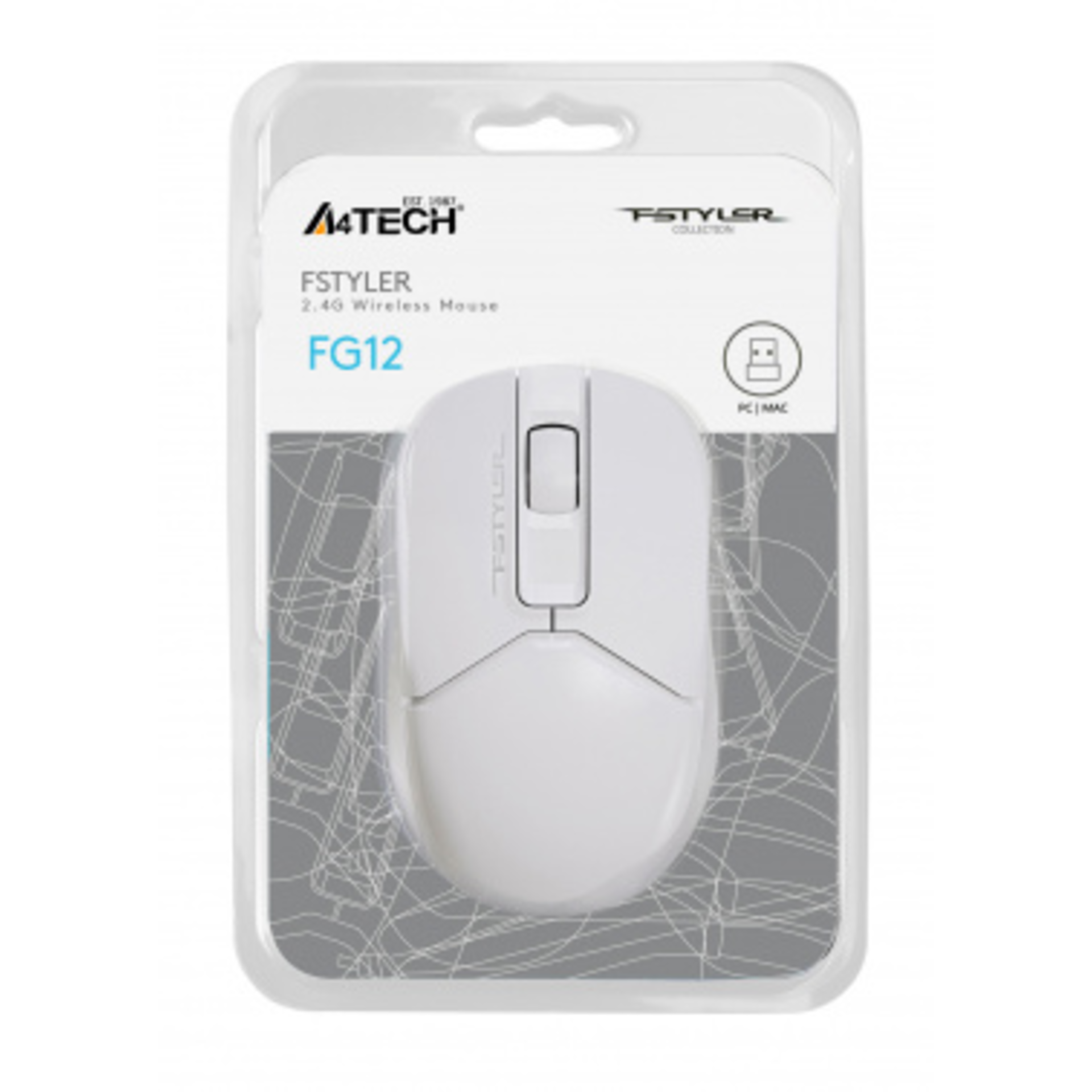 Мышь A4Tech Fstyler