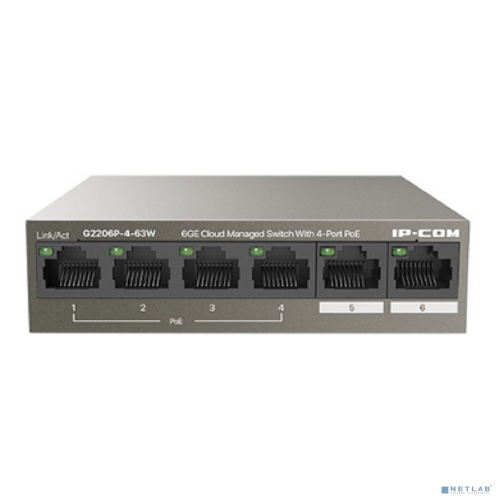 Коммутатор IP-Com G2206P-4-63W